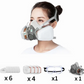 6200 Máscara De Gas Respirable Juego De 14 Piezas