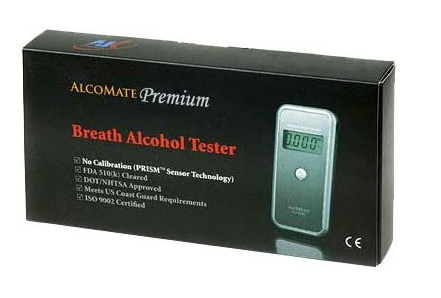 AlcoMate Premium AL7000 Professional Breathalyzer with PRISM Technology